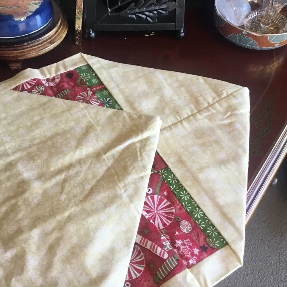 NWOT. Handmade Quilted Holiday Runner